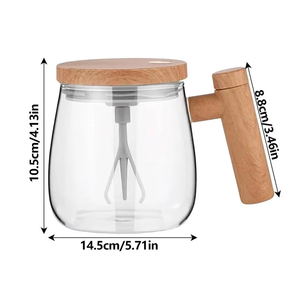 400ML Automatic Stirring Cup Mug Rechargeable Portable Coffee Electric Stirring Rotating Magnetic Home Drinking Tools Equipment